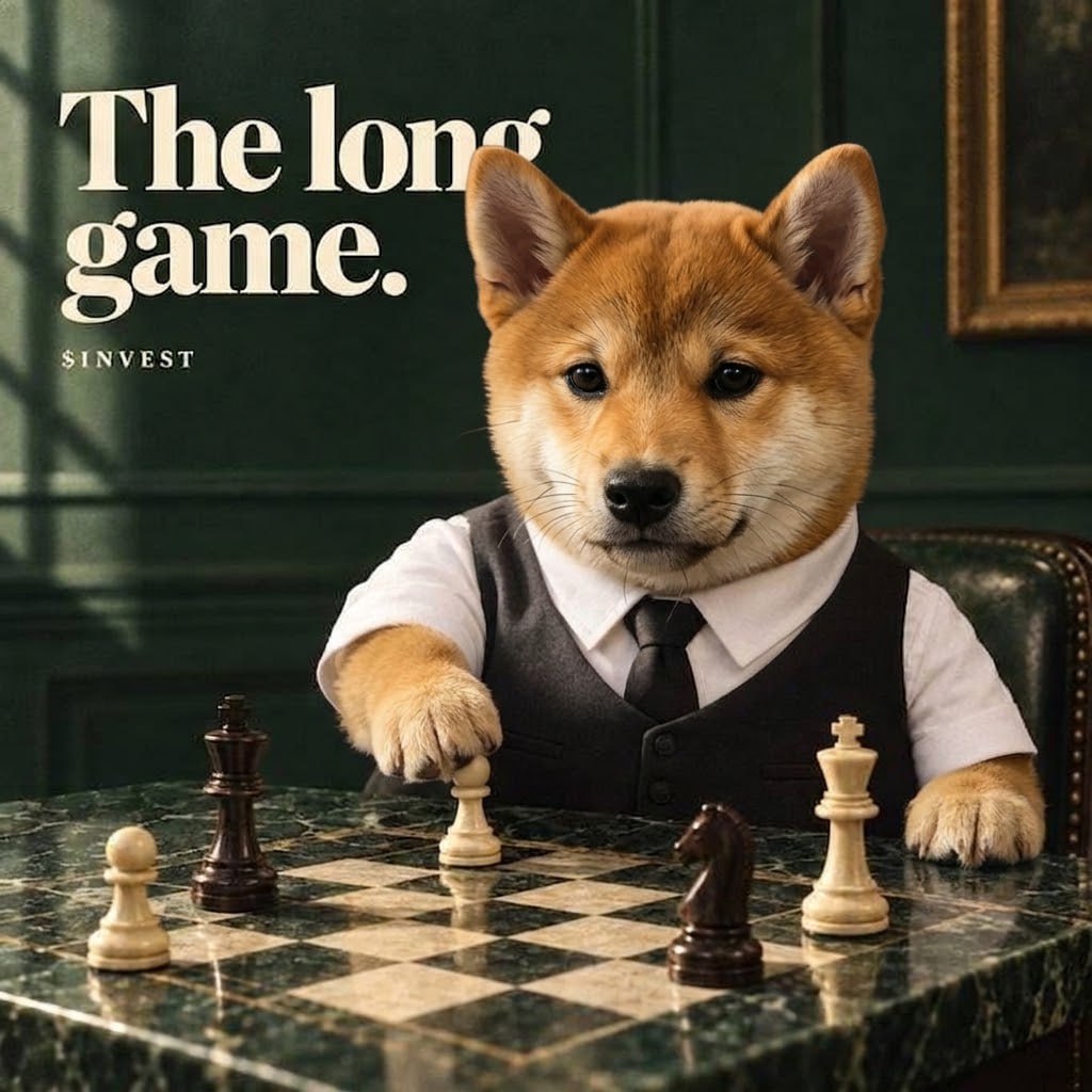 The dog in a vest playing chess — the long game